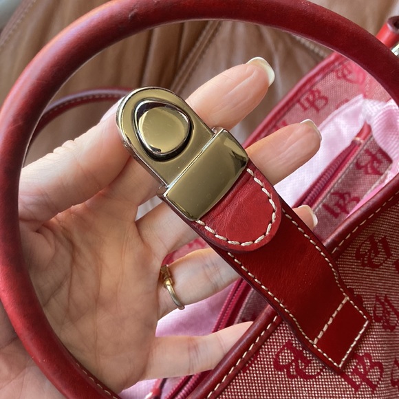 Dooney and Bourke Inc red purse handbag crossbody - Picture 14 of 15